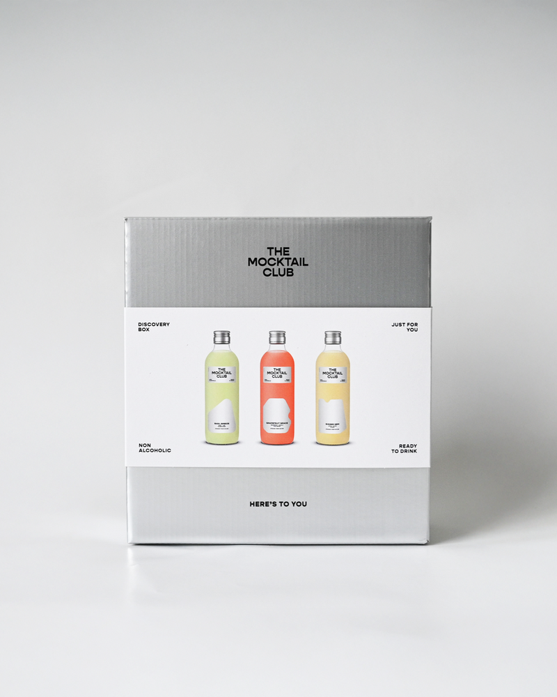 Discover three bestsellers of The Mocktail Club in this giftbox, you’ll find three small bottles of 49cl, each packed with flavor and ready to elevate your sipping experience.